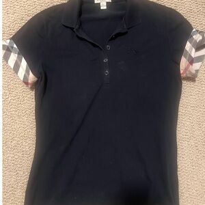 Burberry Woman Black Polo Shirt